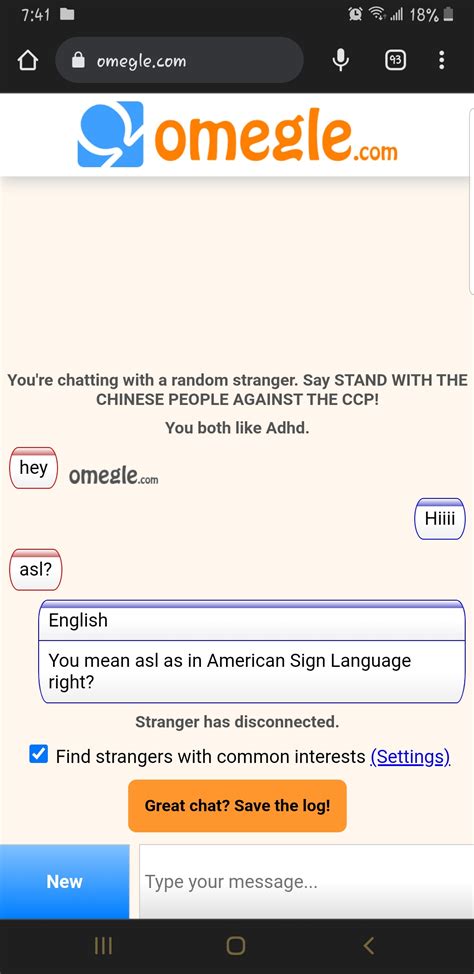 omegle age aw.